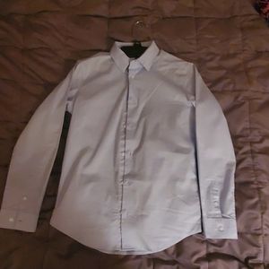 Calvin Klein size 14 boys dress shirt light blue